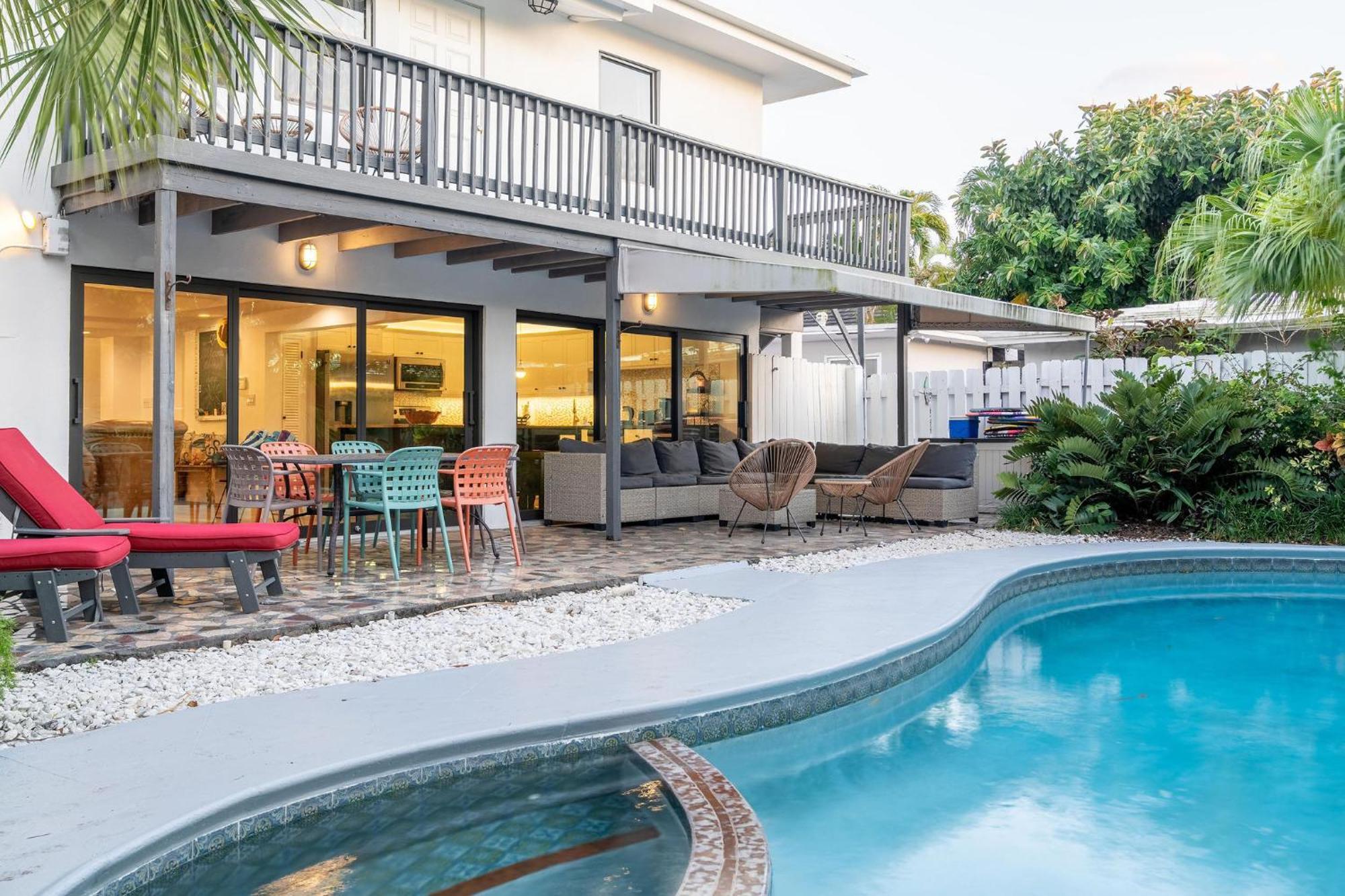 4 Bed/4,5 Bath Beach House Fort Lauderdale Exterior foto